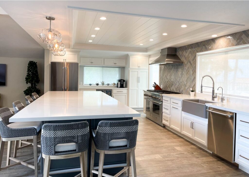 Mission Viejo open concept kitchen after remodel