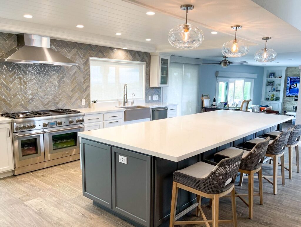 open concept space created by Real Estate broker in Mission Viejo and Inspired Remodels