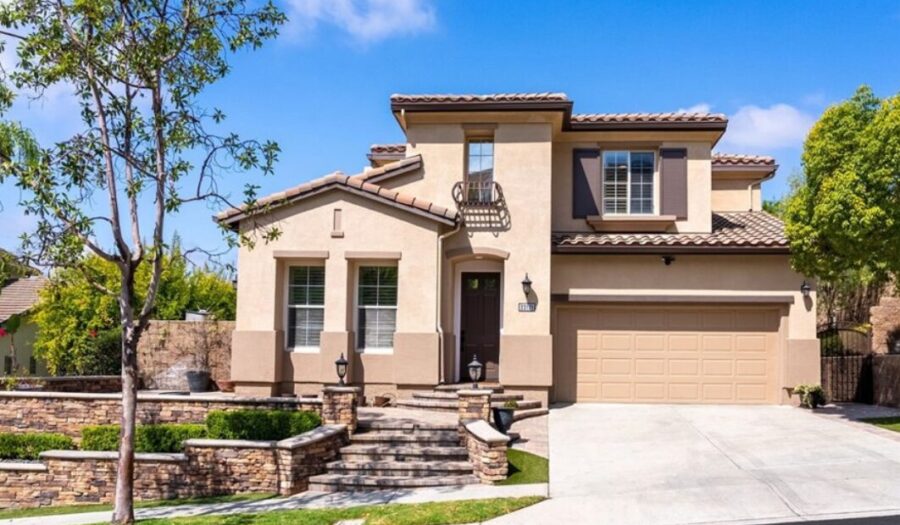 exterior of home offered by Mission Viejo real estate company