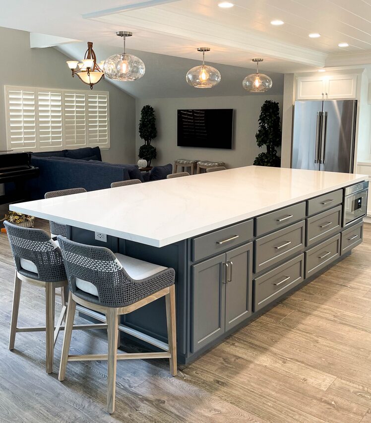 After Mission Viejo remodel open concept