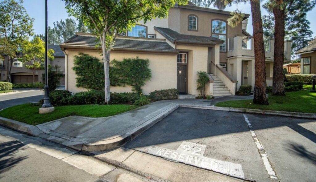 exterior of Aliso Viejo home for sale