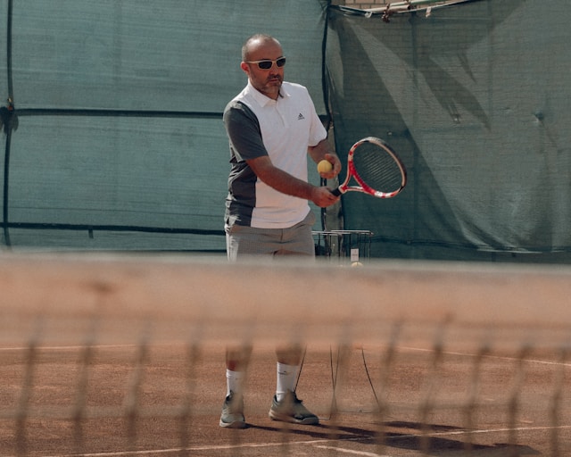 tennis player in coto de Caza